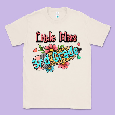 Little Miss Third Grade Classic Tee Designed By Jasminsmagicworld