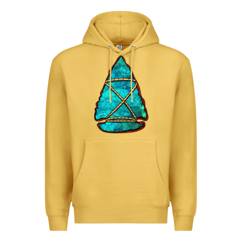 Turquoise Arrowhead Premium Hoodie by Jasminsmagicworld | Teevron