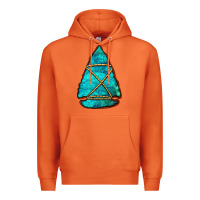 Carrot turquoise arrowhead Premium Hoodie - Jasminsmagicworld