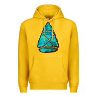Lemon turquoise arrowhead Premium Hoodie - Jasminsmagicworld