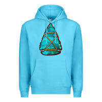 Ocean Blue turquoise arrowhead Premium Hoodie - Jasminsmagicworld