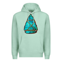 Seafoam turquoise arrowhead Premium Hoodie - Jasminsmagicworld