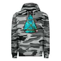 Slate Camo turquoise arrowhead Premium Hoodie - Jasminsmagicworld