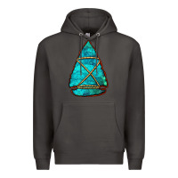 Smoke turquoise arrowhead Premium Hoodie - Jasminsmagicworld