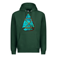 Sports Green turquoise arrowhead Premium Hoodie - Jasminsmagicworld