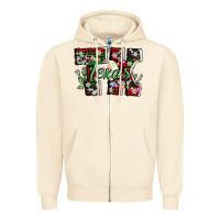 Texas Tx Christmas Zipper Hoodie | Teevron