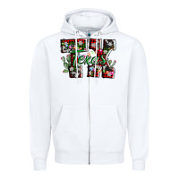 White texas tx christmas Zipper Hoodie - AdoDesignShop