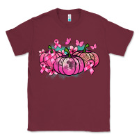Burgundy Cancer pumpkins Cancer Awareness Classic Tee - HowdyJamesFarm