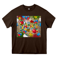 Chocolate Brown teacher autism Heavy Core Tee - CowGirlArtShop