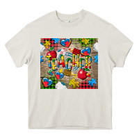 Cream teacher autism Heavy Core Tee - CowGirlArtShop