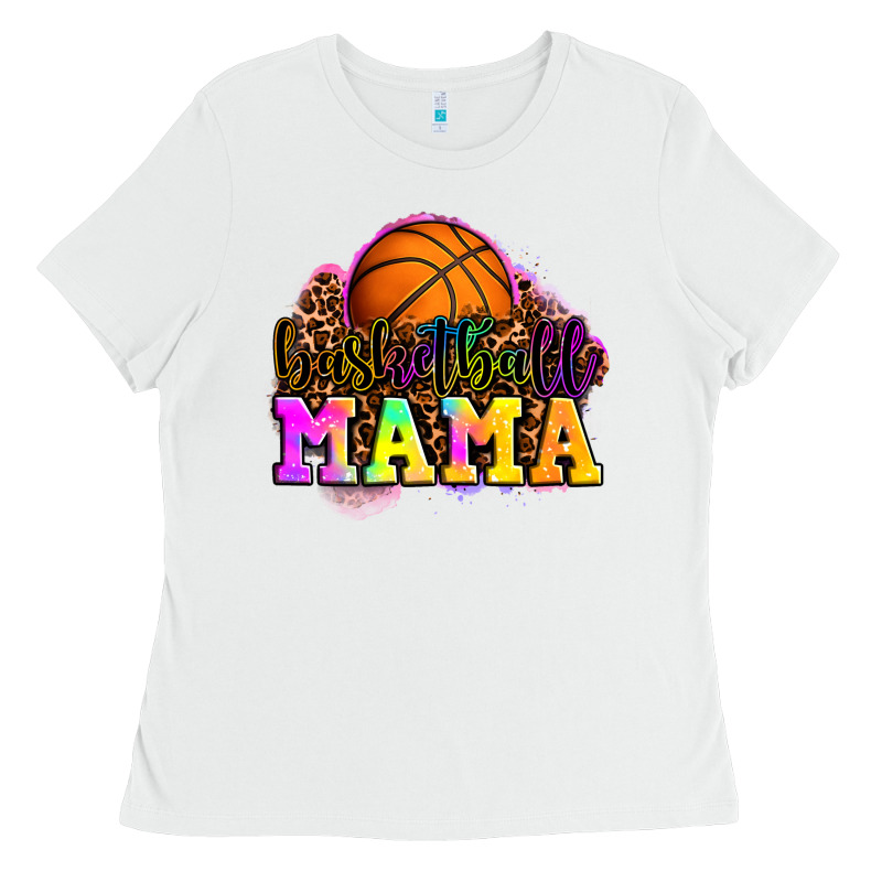 Basketball Mama Ladies Tee by OliviaCreatesArt | Teevron