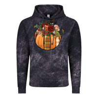 Cloud Black floral pumpkin Vintage Hoodie - BundleAndBundleShop