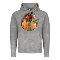 Cloud Rock floral pumpkin Vintage Hoodie - BundleAndBundleShop