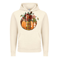 Vintage Artic floral pumpkin Vintage Hoodie - BundleAndBundleShop