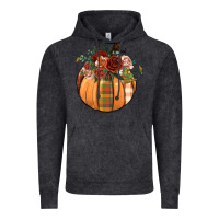 Vintage Black floral pumpkin Vintage Hoodie - BundleAndBundleShop