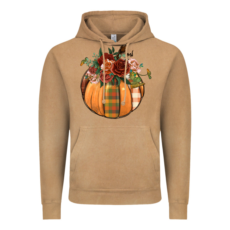 Floral Pumpkin Vintage Hoodie by BundleAndBundleShop | Teevron