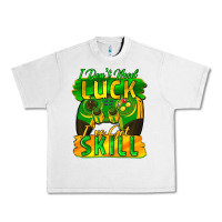 Lunar Rock I don't need luck i've got skill st. patricks day Urban Heavy Tee - FaDigitalArtStudio
