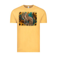 Vintage Mustard Western Wolves Vintage Tee - Jasminsmagicworld