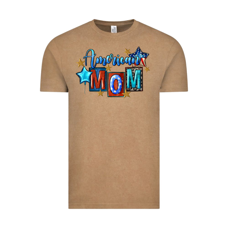 American Mom 4th Of July Vintage Tee by FaDigitalArtStudio | Teevron