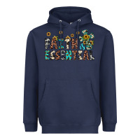 Navy faith is essential Heavyweight Hoodie - JahusDesignShop