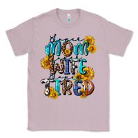 Lilac Super mom super wife super tired Classic Tee - CowGirlArtShop