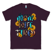 Plum Super mom super wife super tired Classic Tee - CowGirlArtShop