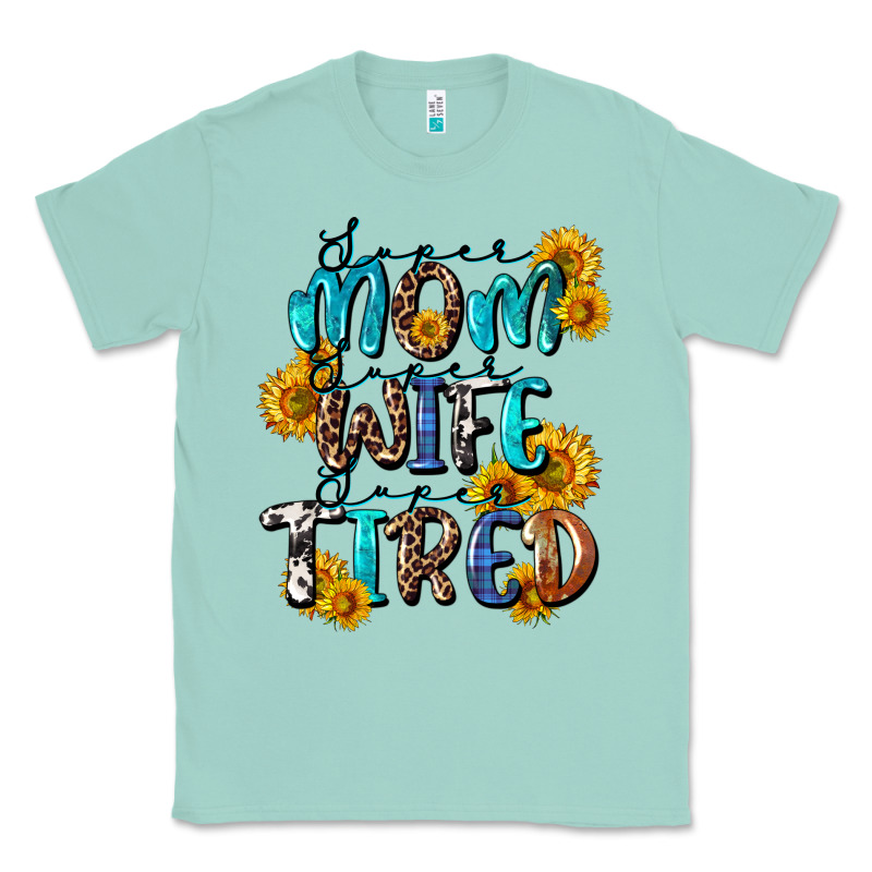 Super Mom Super Wife Super Tired Classic Tee by CowGirlArtShop | Teevron