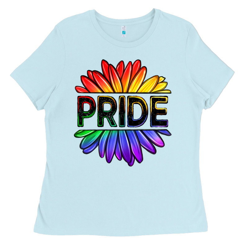 Hippie Pride Sunflowers Ladies Tee by OliviaCreatesArt | Teevron