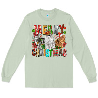 Matcha Merry christmas cats Long Sleeve Tee - FaDigitalArtStudio