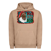 Pigment Burro african american santa ho ho ho Urban Hoodie - RanaPortraitStore