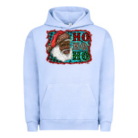 Pigment Grape Ice african american santa ho ho ho Urban Hoodie - RanaPortraitStore