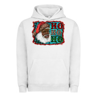 Pigment Lunar Rock african american santa ho ho ho Urban Hoodie - RanaPortraitStore
