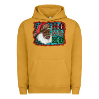 Pigment Peanut Butter african american santa ho ho ho Urban Hoodie - RanaPortraitStore