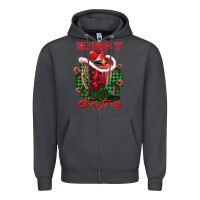 Smoke merry christmas boots hat rope Zipper Hoodie - AdoDesignShop