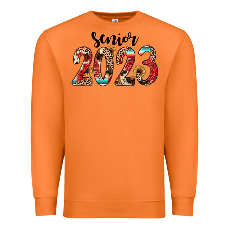 Senior 2023 Western Premium Sweatshirt by JahusDesignShop | Teevron