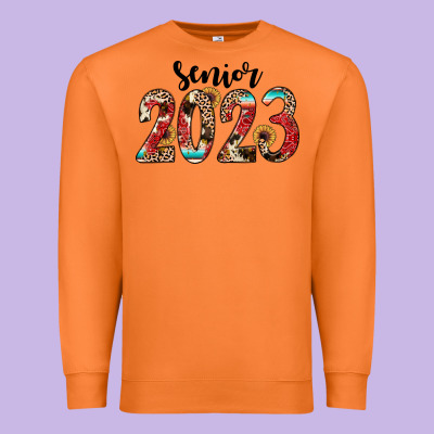Senior 2023 Western Premium Sweatshirt Designed By Jahusdesignshop