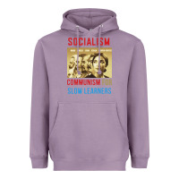 Lavender socialism Heavyweight Hoodie - DesigneFamous