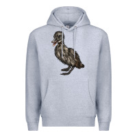 Heather Grey Baby Cayuga Duck Premium Hoodie - LillyAllenDesigns