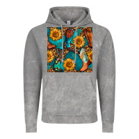 Cloud Rock western cowboy boot seamless pattern Vintage Hoodie - BundleAndBundleShop