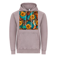 Western Cowboy Boot Seamless Pattern Vintage Hoodie | Teevron