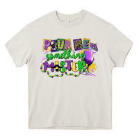 Cream pour me something mister Heavy Core Tee - CowGirlArtShop