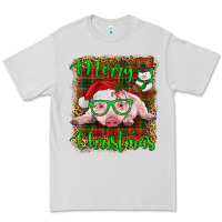 Dove Grey merry christmas baby pig Premium Tee - RanaPortraitStore