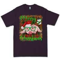 Plum merry christmas baby pig Premium Tee - RanaPortraitStore