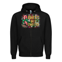 Black sweet but twisted Zipper Hoodie - AdoDesignShop