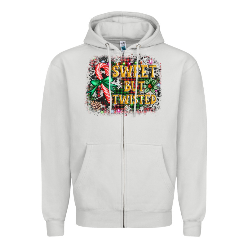Sweet But Twisted Zipper Hoodie by AdoDesignShop | Teevron