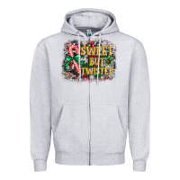 Heather Grey sweet but twisted Zipper Hoodie - AdoDesignShop