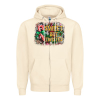 Sandshell sweet but twisted Zipper Hoodie - AdoDesignShop