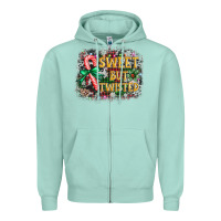 Seafoam sweet but twisted Zipper Hoodie - AdoDesignShop