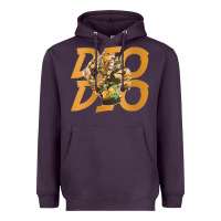 Plum jojo bizarre Heavyweight Hoodie - DesigneFamous
