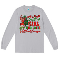 Moon Dust Just A Girl Who Loves Christmas Long Sleeve Tee - FaDigitalArtStudio